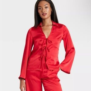 A New Day Red Blouse
